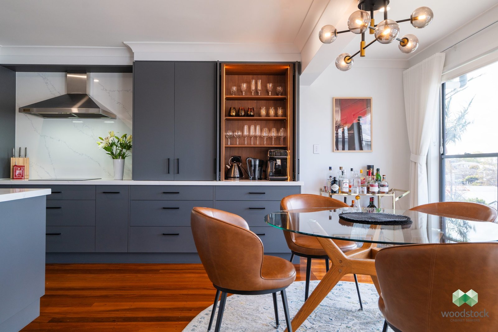 Lisa's kitchen, built by Woodstock Cabinet Makers